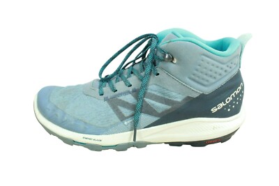 Salomon Outpulse Men's Blue Mesh Lightweight Gore-tex Mid Hiking Boots Size 12