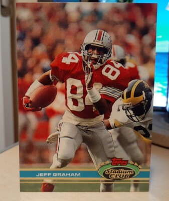 1991 Jeff Graham Stadium Club Rookie #75 Ohio State Buckeyes