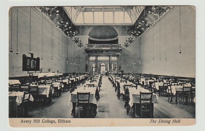 Postkarte, Das Esszimmer, Avery College, Eltham, London