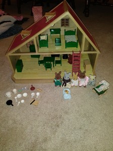 casa conejos sylvanian