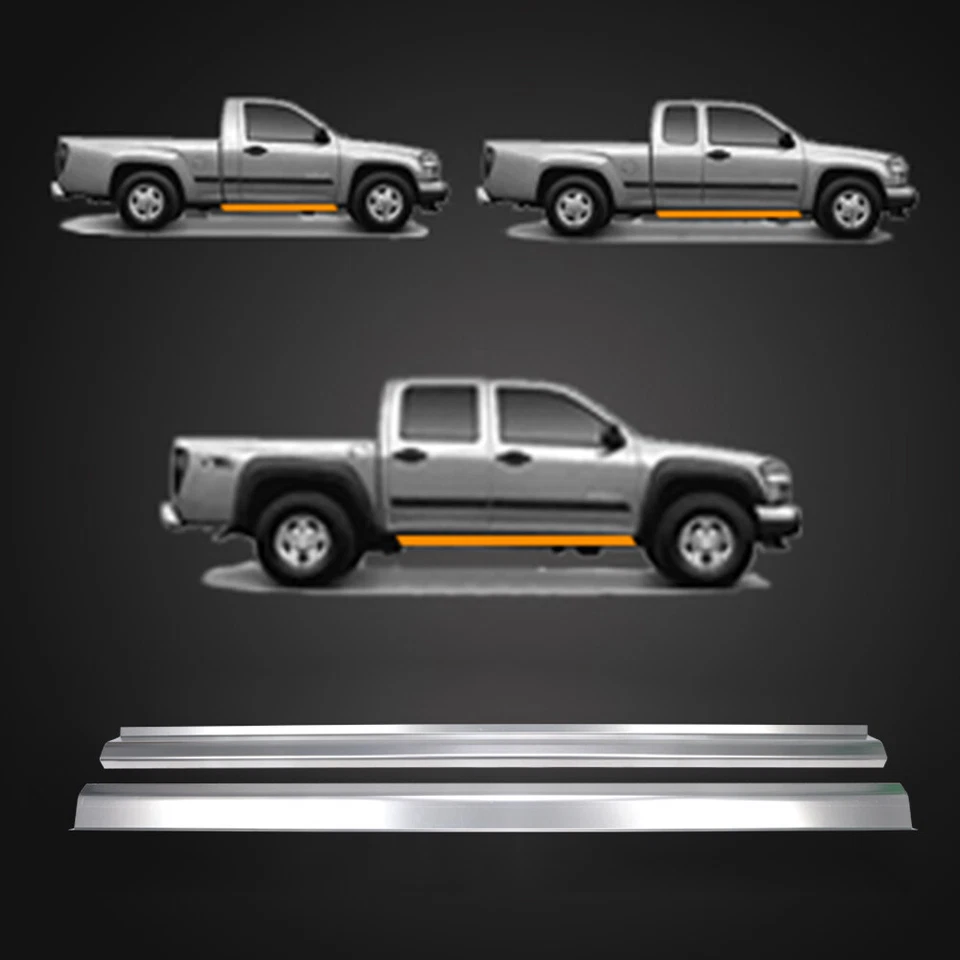 2 Pcs Outer Rocker Panel for 2004-2012 Chevrolet Colorado Crew Cab Gmc Canyon - Image 3 of 4