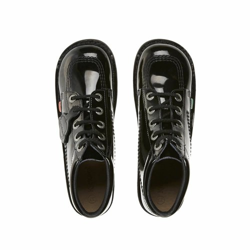 Kick Hi J/Y 31-39 BLACK Patent Leather - Picture 2 of 3