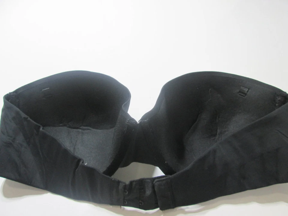 Sujetador Gap Body Talla 36C Negro Forrado con Aros Ajustable Sin Tirantes Balconette Foto 2 de 4