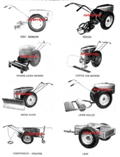 Sears Roebuck David Bradley Super Power Garden Tractor Owner's Manual 917.57560