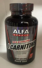 Best Naturals L-Carnitine maximum 800 mg 60 CAPSULES *Boosts Energy* gluten free