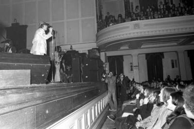 Mick Jagger, lead singer of The Rolling Stones, on stage with - 1971 Old Photo