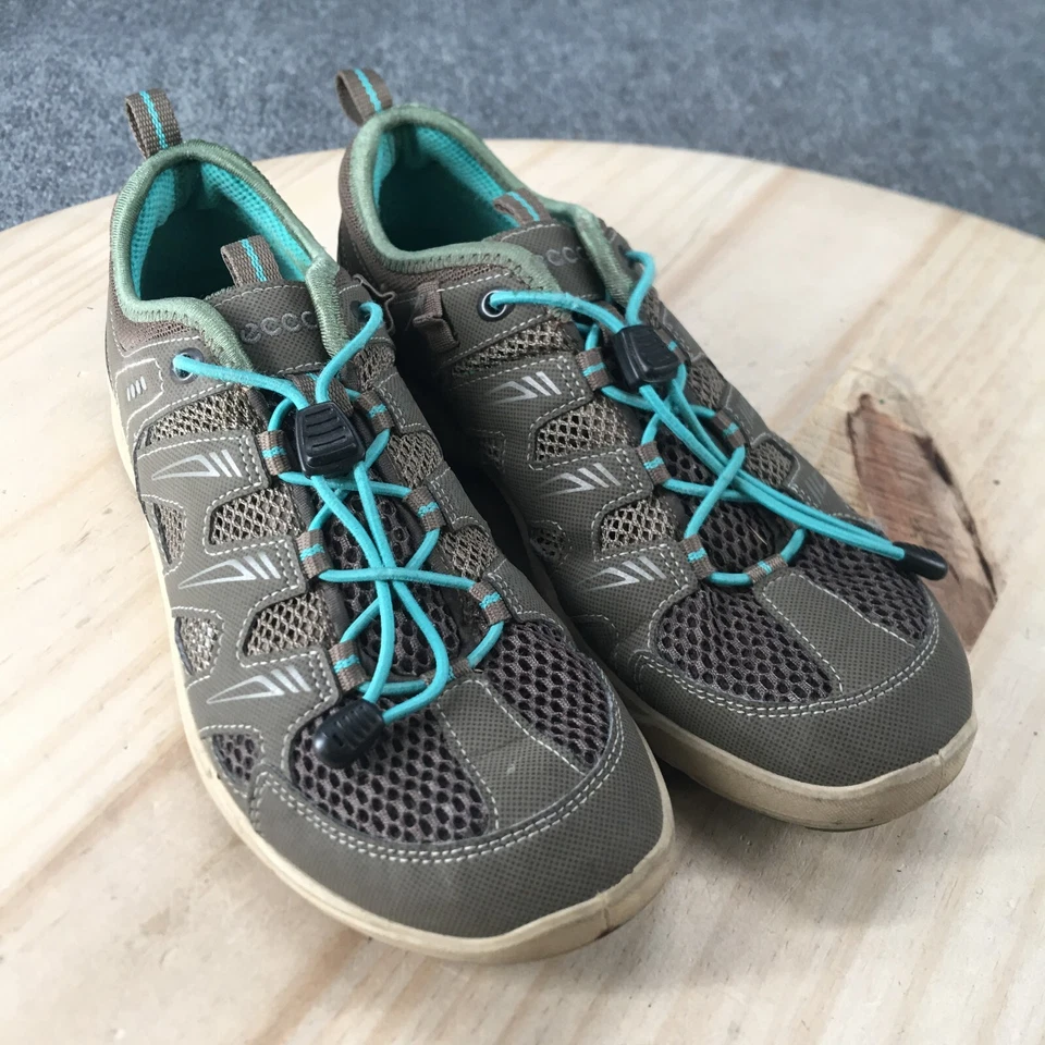 Ecco Schuhe Damen 36 Terra Cruise Running Sneaker beige Mesh Schnürung bequem - Bild 3 von 4