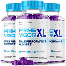 Prime Vigor XL Gummys for Men Advanced Performance Supplement Male Vitamin 180ct