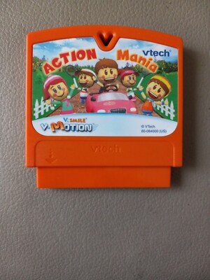 VTECH VSMILE VMOTION GAME CARTRIDGE -  ACTION MANIA