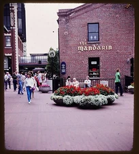 Stereo realist slide - Ghirardelli square the mandarin SF - 1988 Kodachrome