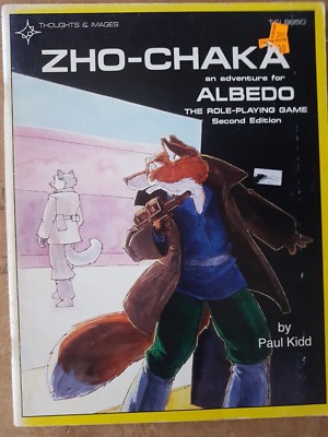 ZHO-CHAKA AN ADVENTURE FOR ALBEDO RPG 2ND EDITION  - THOUGHTS & IMAGES - USED