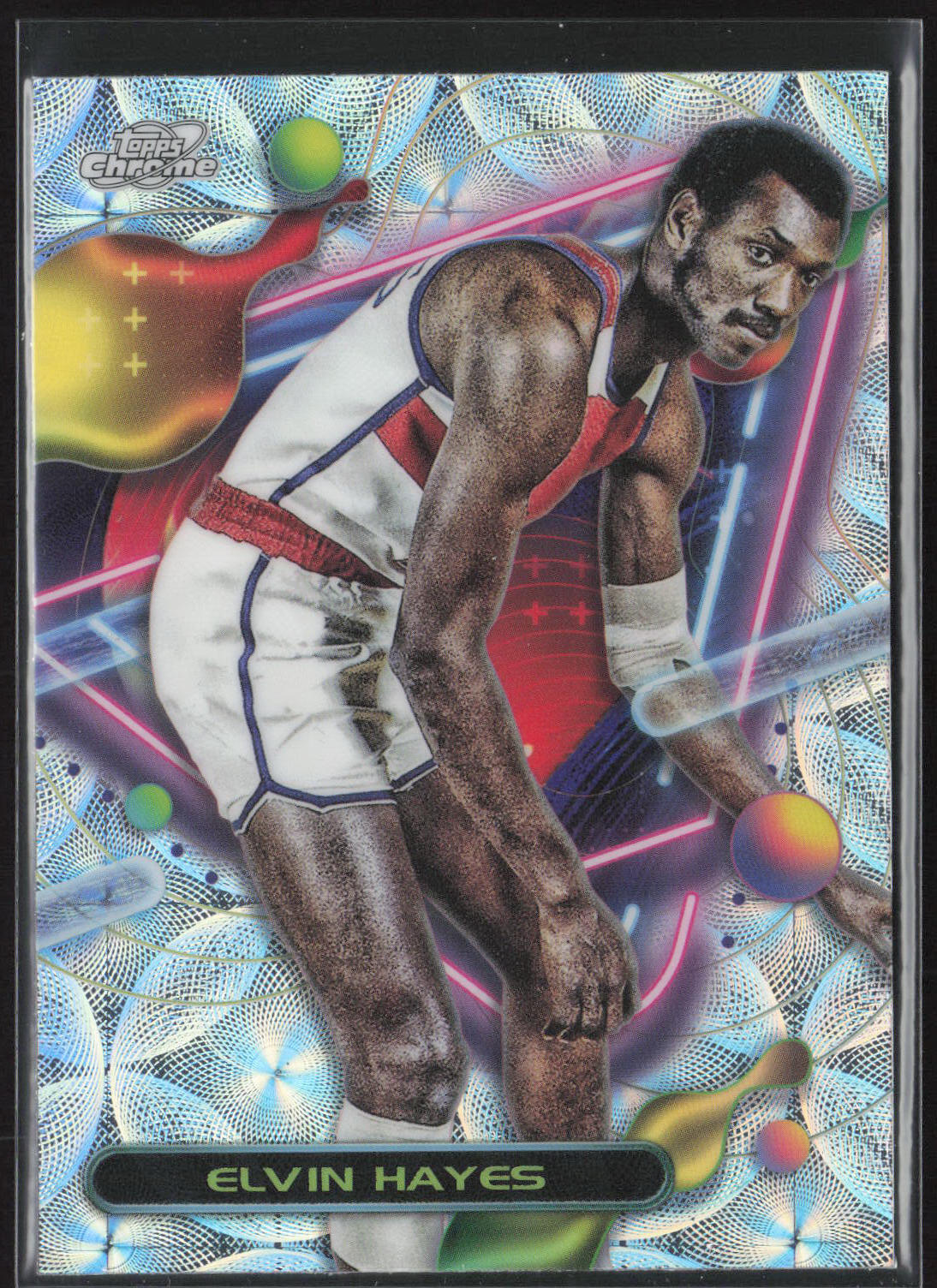Elvin Hayes 2023-24 Topps Chrome Cosmic #139 Nucleus Refractor SP