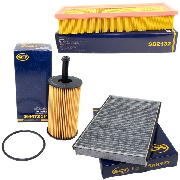 Inspektionspaket Filterset SCT FüR Citroen C3 I C2 1.1 1.4 1.6 60 73 88 109 PS-image