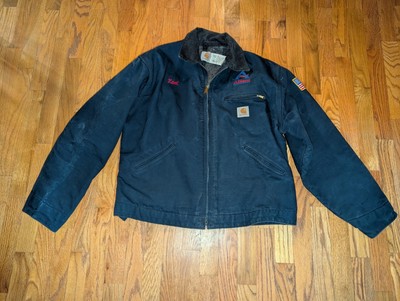 ジャケット・アウター Carhartt detroit jacket J01 DNY 46 Vintage Carhartt Detroit Jacket J01 Navy Size 46 Medium | eBay