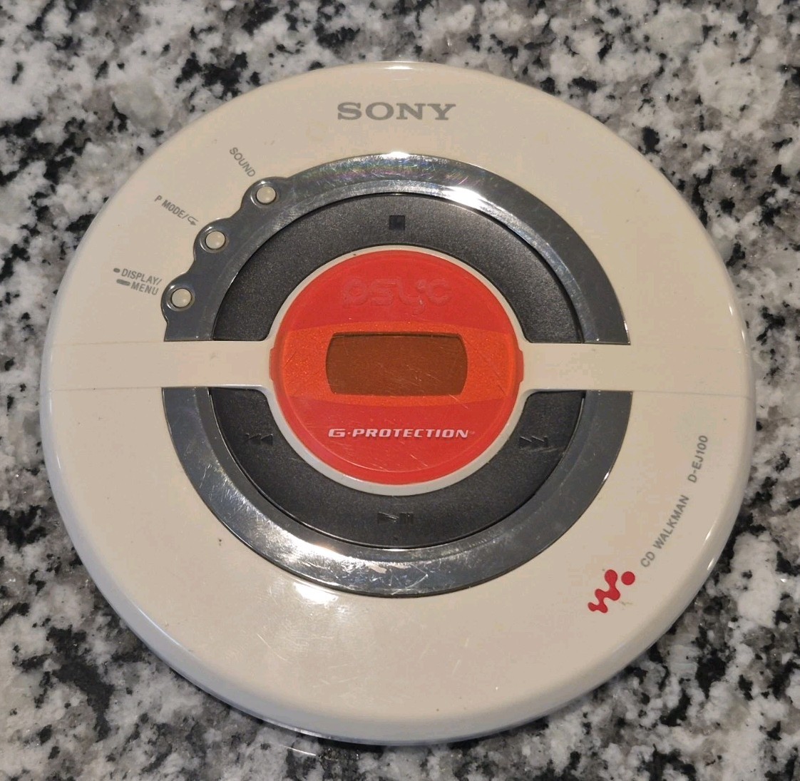 UNTESTED Sony D-EJ100 Pysc Sports CD Walkman Vintage Movie