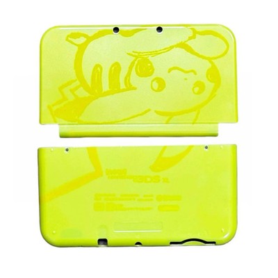 Pikachu Replacement Housing Cover Shell Top Bottom For Nintendo New 3DS XL