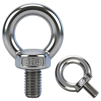 5 Stück Ringschrauben M10 Edelstahl A2 V2A 304,Augenschrauben mit Außengewinde,R