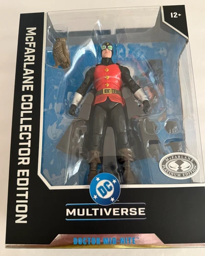 McFarlane DC Multiverse Justice Society Doctor Mid-Nite 7" Figure Chase Platinum