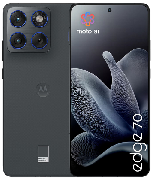 Motorola Edge 70 5G XT2601-2 512GB 12GB Ohne Simlock Gadget Grey Moto Ai Neu-image