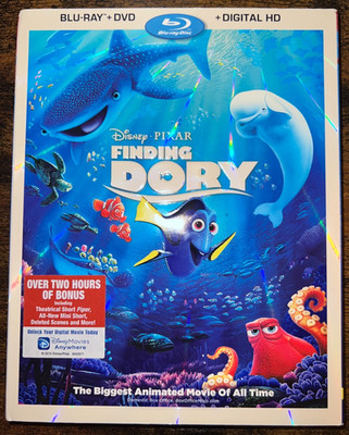 Finding Dory: Disney PIXAR Blu-Ray + DVD + Digital + Digital HD 2016