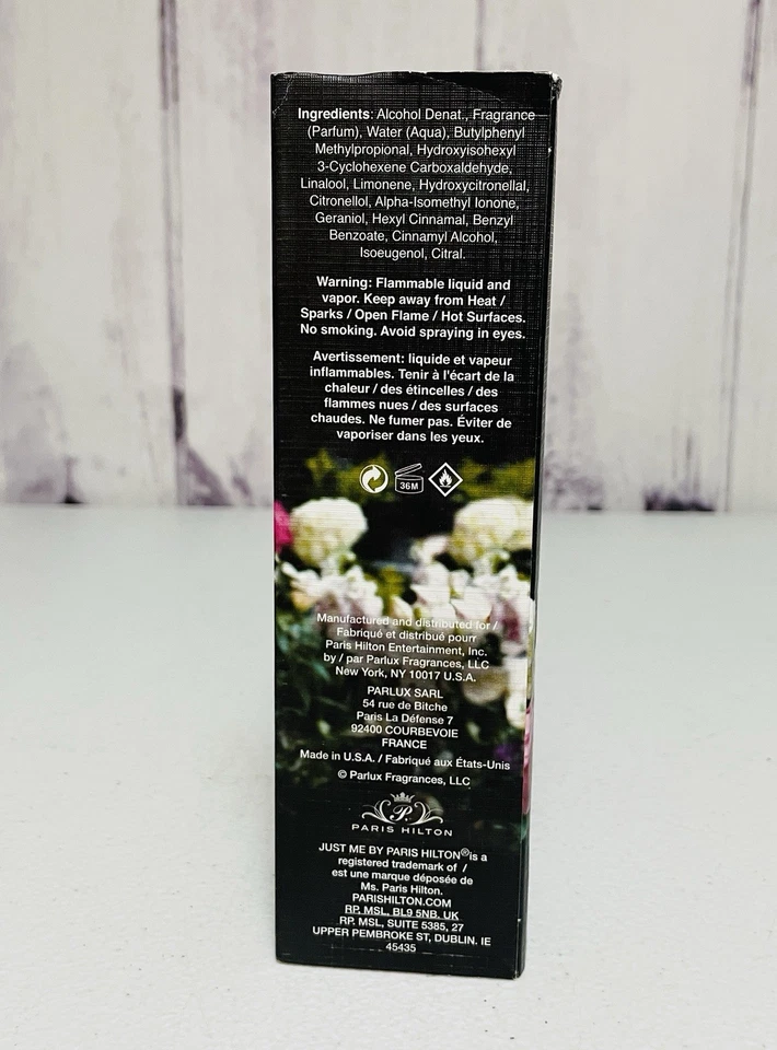 Perfume para mujer Paris Hilton Just Me 3,4 OZ eau de parfum Foto 2 de 2