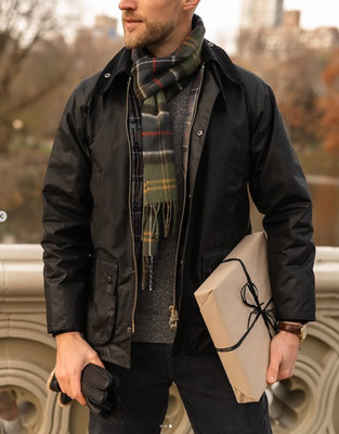 Crafted in the UK ~ Rustic ~ Barbour Classic BEDALE Waxed Jacket