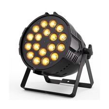 200W Stage Par Lights, RGBWAL 6in1 LED Par Can Light with DMX512 Sound Activa...