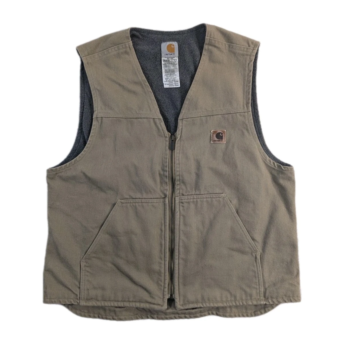 Carhartt Sandstone Vest In Men's Coats & Jackets for sale | eBay