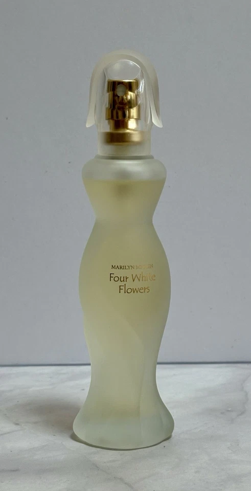 CUATRO FLORES BLANCAS Por Marilyn Miglin 1.4oz Eau de Parfum Perfume Spray DE COLECCIÓN Foto 2 de 4