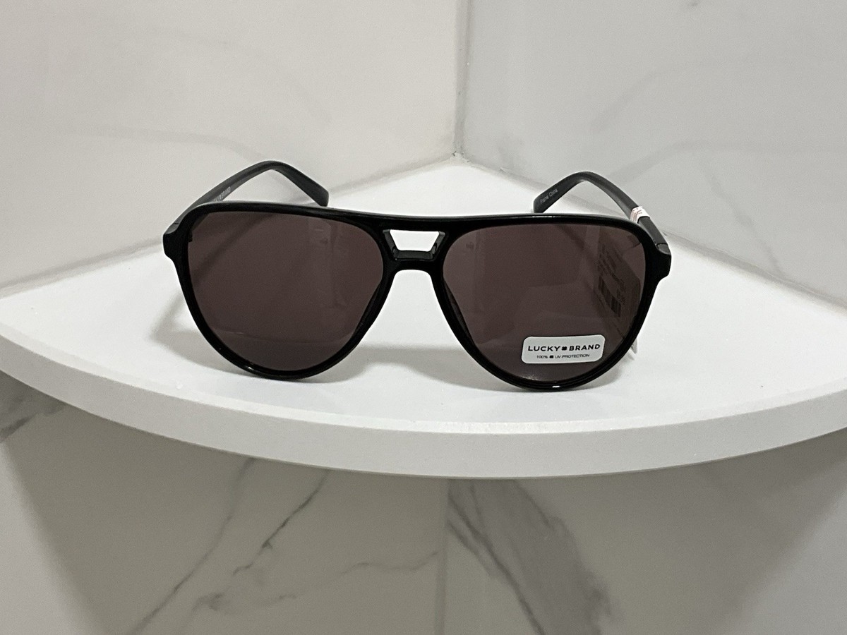 Lucky Brand LB59023 B S Turbo Aviator Sunglasses Black Frame  display picture 2