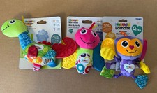 Lamaze Baby Teether Toy Lot 3 Pack - Monkey - Butterfly - Dino Lamaze Baby Teether Toy Lot 3 Pack - Monkey - Butterfly - Dino