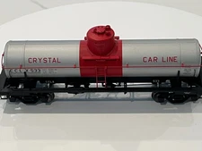 Atlas O Scale 2-rail Crystal Car Line #533, 8,000 Gallon Tank Car 3004814-1