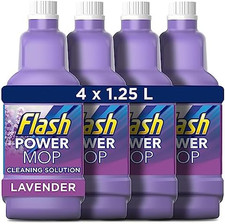 Flash Power Spray Mop Floor Cleaner Multi-Surface Cleaning Liquid Lavender 5L (1