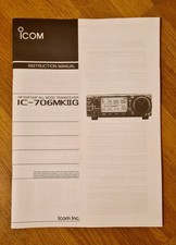 Icom IC-706mk2g Instruction Manual - New old Stock - FREE UK Shipping