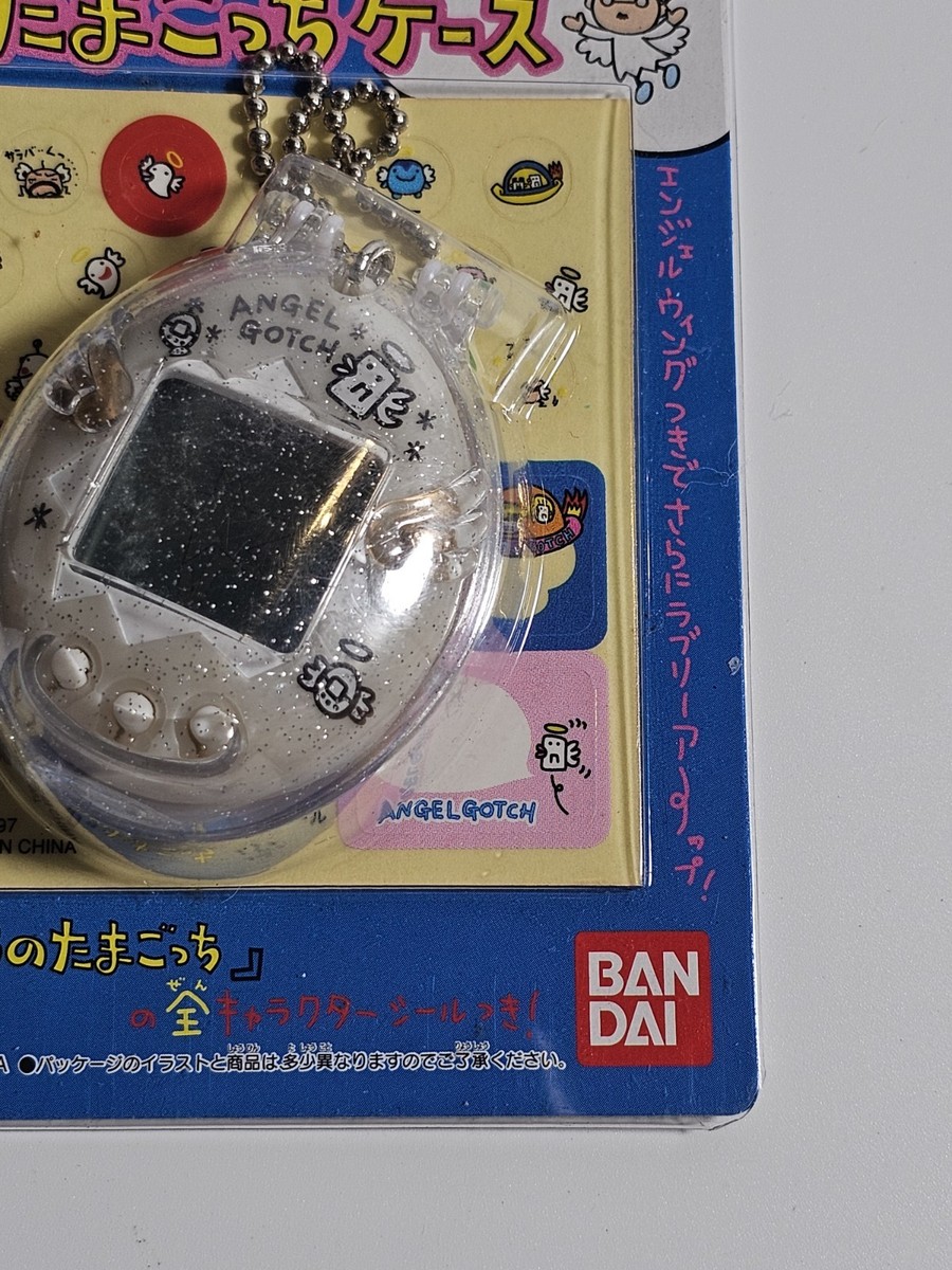 Bandai 1997 Tenshitchi No Tamagotchi Angel With Case Clear Glitter