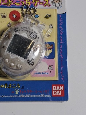 Bandai 1997 Tenshitchi No Tamagotchi Angel With Case Clear Glitter