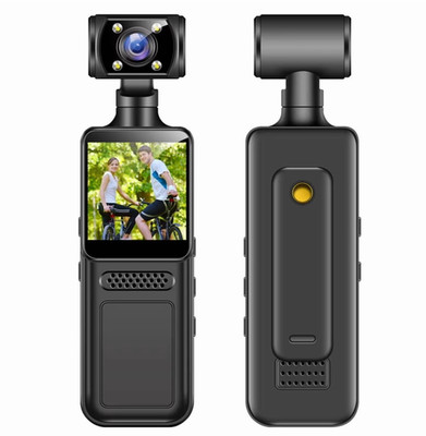 4K UHD Pocket Action Camera 1080P HD WiFi Camcorder 180°Rotatable Wifi/Wireless
