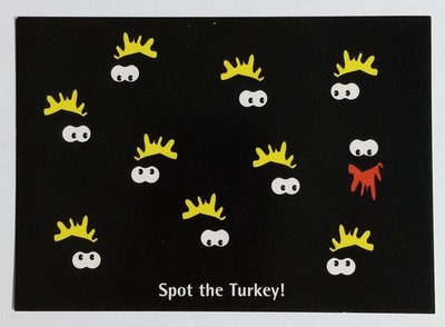 Spot the Turkey! Film 98 Young Critic Award Boomerang Media Postcard 1998