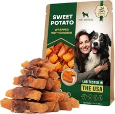 Sweet Potato Dog Treats  Chicken Jerky Wraps 10.6 Oz - Food  High...