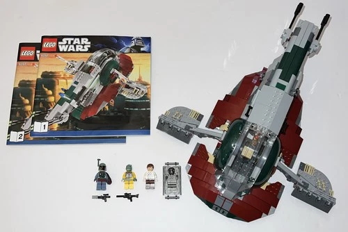 Lego 8097 Star Wars Slave I - 100% Complete w Minifigures & Instructions
