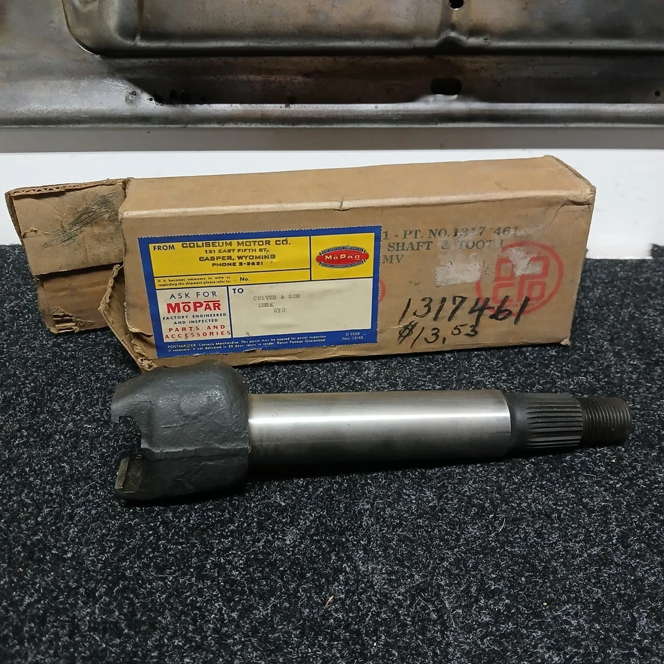 Nuevo de Lote Antiguo 1942-1954 Rodillo de Acero Diente de Eje MOPAR Plymouth Dodge De Soto 1317461 Foto 2 de 4