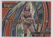 2024 Panini Select WWE Sensations Red Wave Prizm 146/149 Cora Jade #10 0yx7