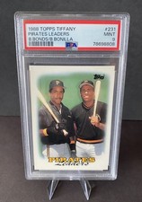 POP  15  ONLY  16  HIGHER  —  1988 Topps Tiffany Bonds / Bonilla #231 PSA 9 MINT