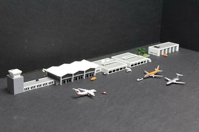 #ad #ad 1 400 scale airport terminal building for Gemini jets Etc🔥🔥 $205.00