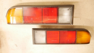 Opel Manta B i200 / GSI HELLA Rückleuchten Schwarz Set inkl. Schutzpappen (RAR)