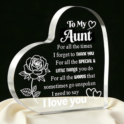 Aunt Birthday Gifts from Niece Nephew, Unique Ideas Gifts for Aunt, Best Auntie