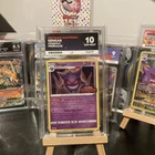 Pokemon Gengar Black Star Promo Card SWSH241 Prerelease Ace graded Gem Mint 10