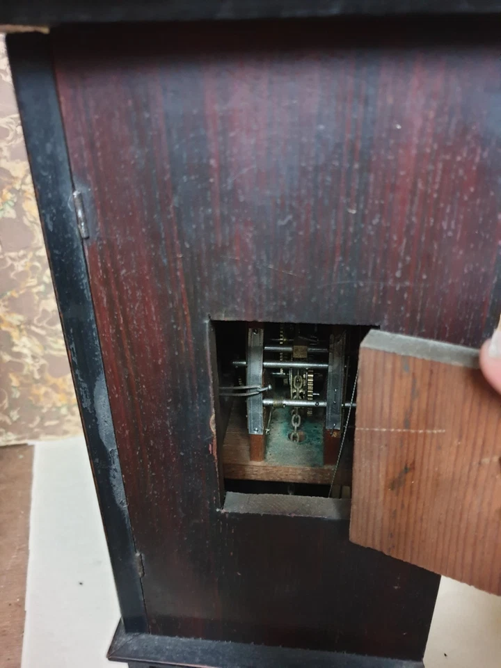 Pendule mural carillon fôret noire Napoleon III a restaurer - Photo 4/4