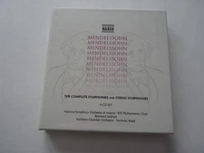Mendelssohn COMPLETE SYMPHONES & STRING SYM Seifried [Naxos 6-CD Box Set] NICE