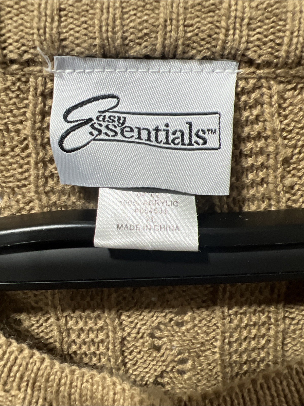 Easy Essentials Cable Knit Long Sleeve Sweater Ca… - image 6